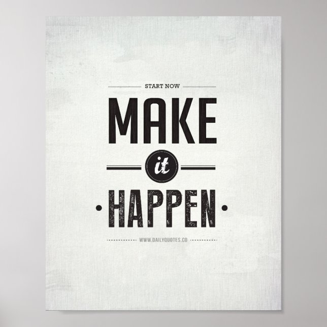 Make it Happen - 8"x10" Art Print (Front)