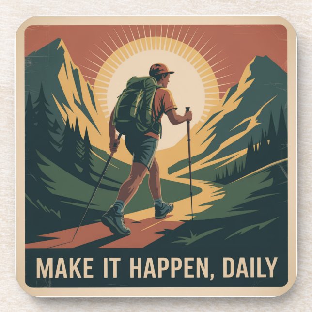 Make It Happen, Daily Coaster (Front)