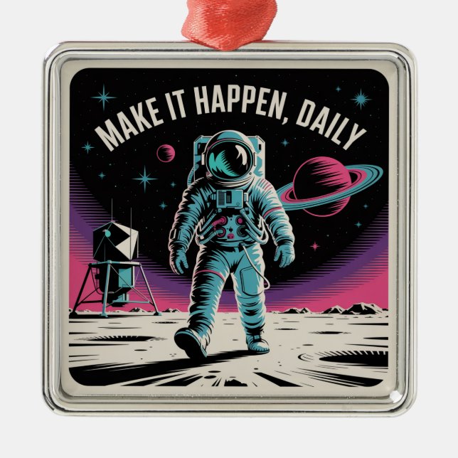 Make It Happen, Daily Metal Tree Decoration (Front)