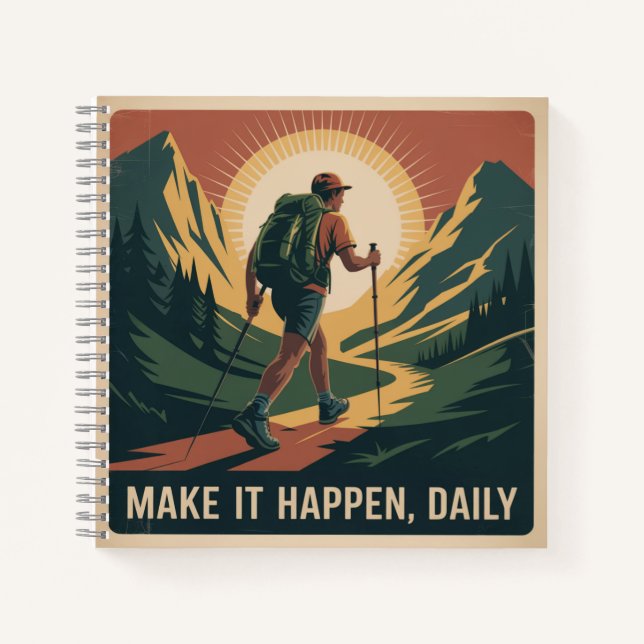 Make It Happen, Daily Notebook (Front)