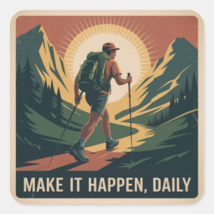 Make It Happen, Daily Square Sticker