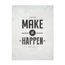 Make it Happen - Postcard