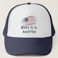 Make It In America Stylised Flag