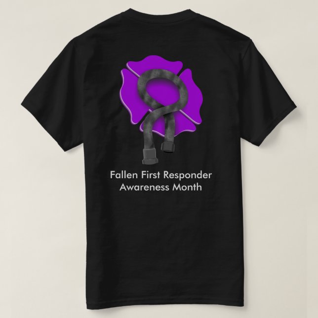 Make It Purple- Fire T-Shirt (Design Back)