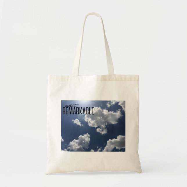Make it remarkable tote (Front)