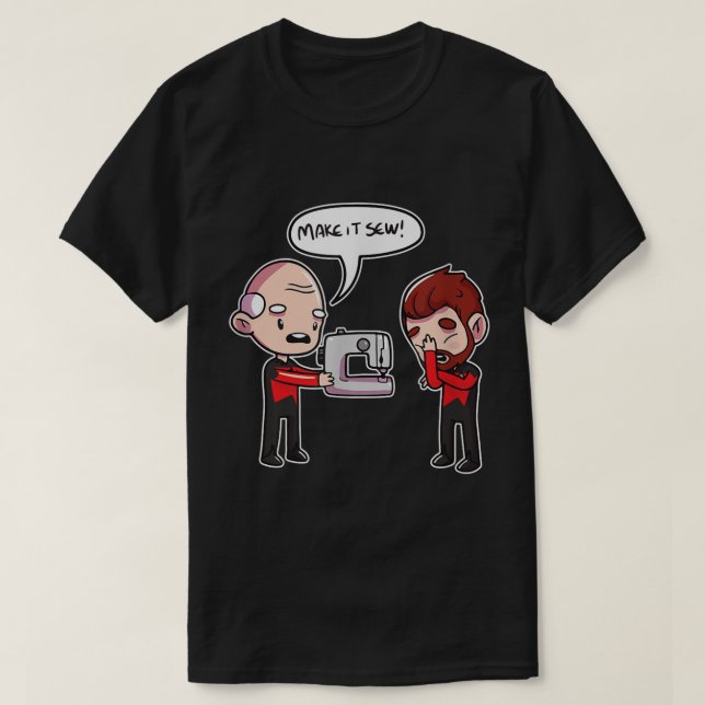 Make It Sew Sewing  T-Shirt (Design Front)