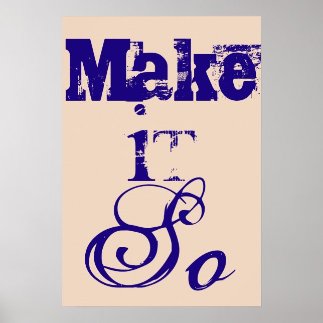 Make It So Poster (Front)