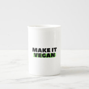 Make It Vegan Bone China Mug