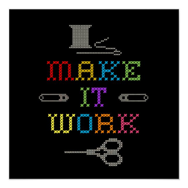 Make It Work Fashion Poster (Front)