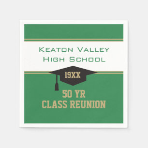 MAKE IT YOUR Custom Class Reunion party Napkin