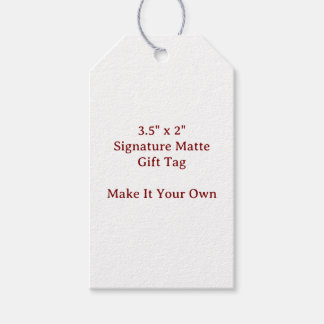 Make It Your Own 3.5" x 2" Grey Twine Gift Tags