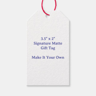 Make It Your Own 3.5" x 2" Red Twine Gift Tags
