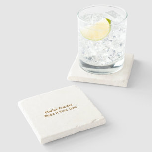 Make It Your Own Marble Stone Coaster