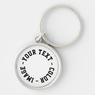 Make It Your Own Premium Round 1.44" Diameter Key Ring