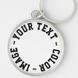 Make It Your Own Premium Round Large Key Ring