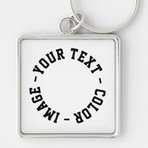 Make It Your Own Premium Square Large Key Ring