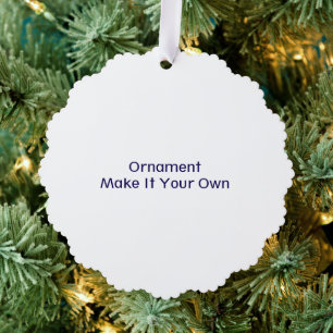 Make It Your Own Tree Decoration Card