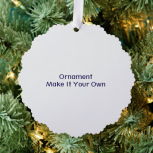 Make It Your Own Tree Decoration Card