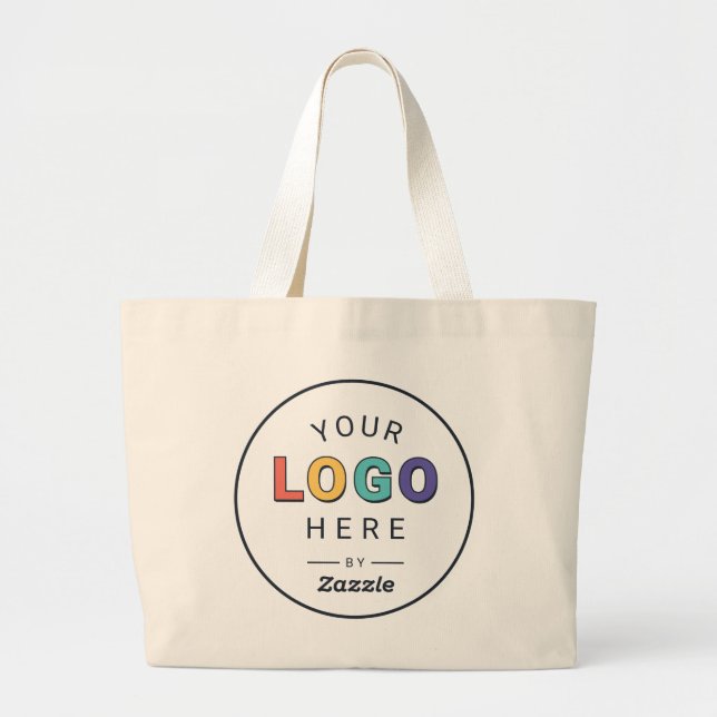 Make It Yours Custom Logo Large Tote Bag (Front)