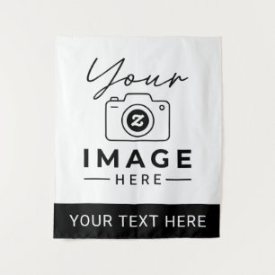 Make It Yours With Favourite Photo and Text Tapestry