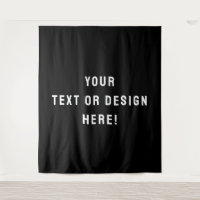 Make It Yours – XL Custom Black Tapestry
