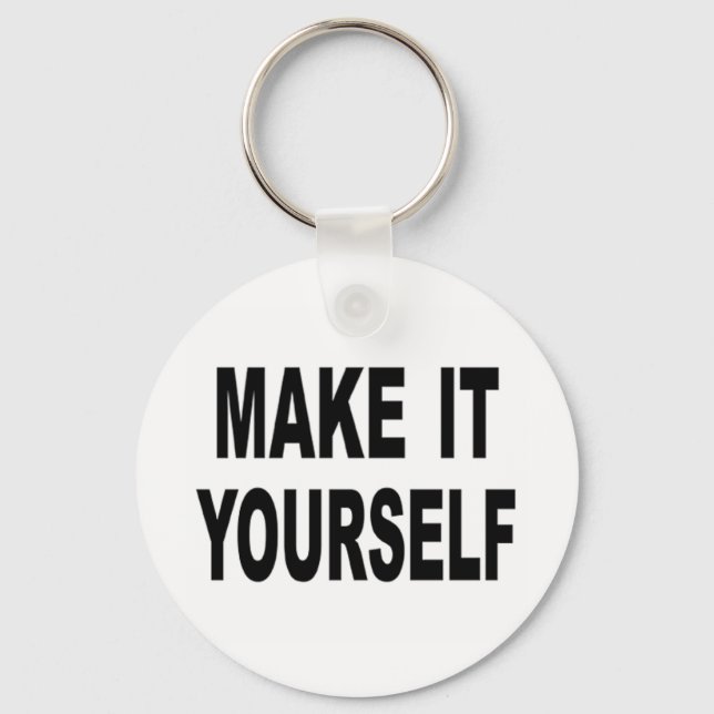 Make It Yourself Custom Key Ring (Front)