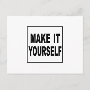Make It Yourself Custom Postcards