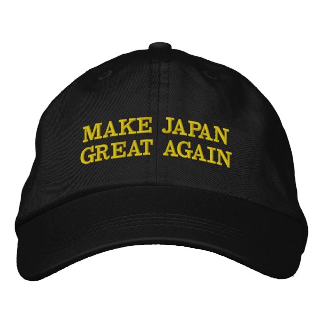 Make Japan Great Again Embroidered Hat (Front)