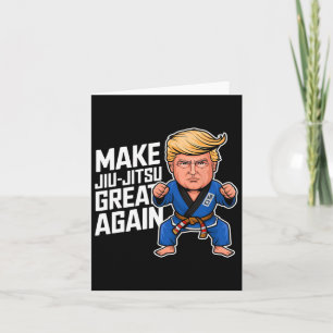 Make Jiu-jitsu Great Again Funny Trump  Card