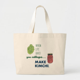 Make Kimchi! Large Tote Bag