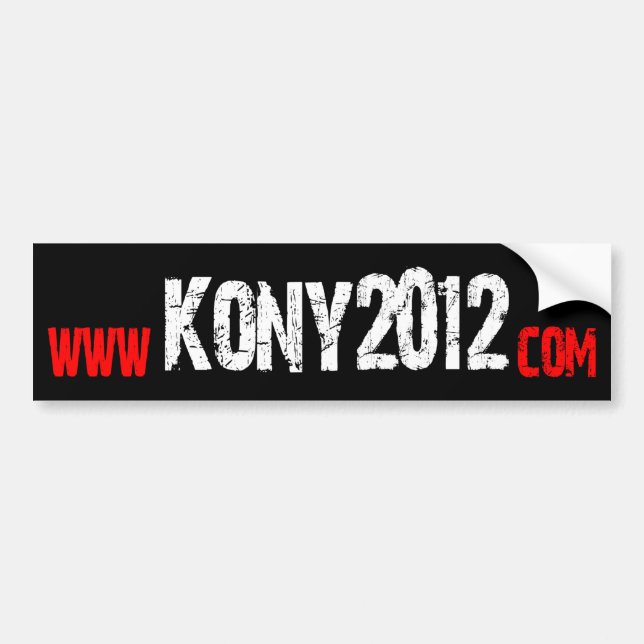 Make Kony Famous - Kony 2012 Bumper Sticker (Front)