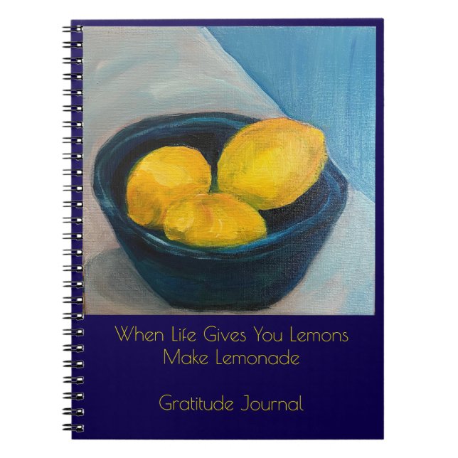 "MaKe Lemonade" Gratitude Journal  (Front)