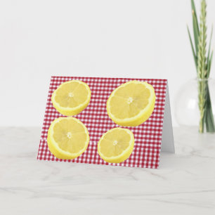 Make Lemonade Lemons Card