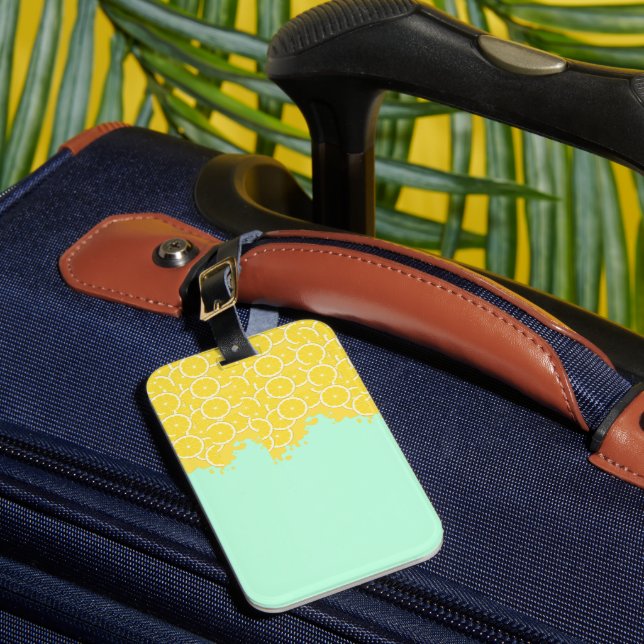 Make Lemonade Luggage Tag (Front Insitu 1)