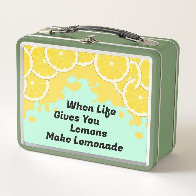 Make Lemonade Lunch Box (Front)