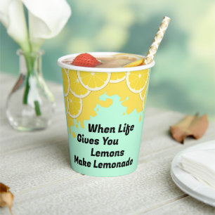 Make Lemonade Paper Cup