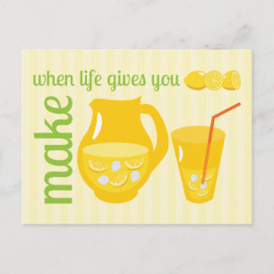 Make Lemonade Postcard