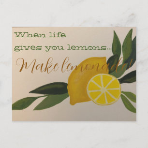 Make Lemonade Postcard