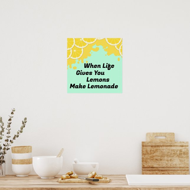 Make Lemonade Poster (Kitchen)
