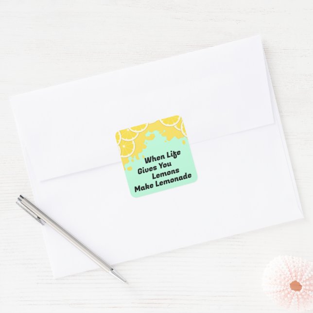 Make Lemonade Sticker (Envelope)