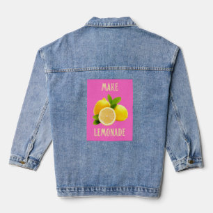 Make Lemonade - Summer Vibes Denim Jacket