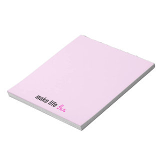 Make Life Fun Sticker Notepad