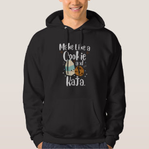 Make Like a Cookie and Kaja Cute Korean Language J Hoodie