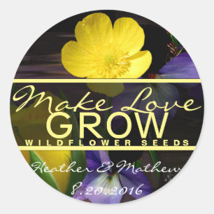 Make Love Grow Stickers