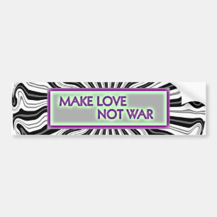 MAKE LOVE NOT WAR Bumper Sticker