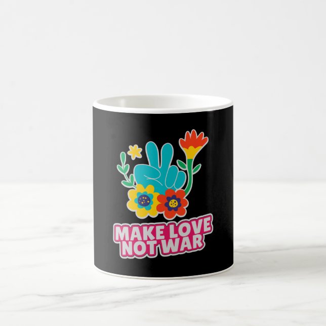 Make love not war coffee mug (Center)