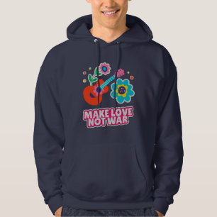 Make love not war hoodie