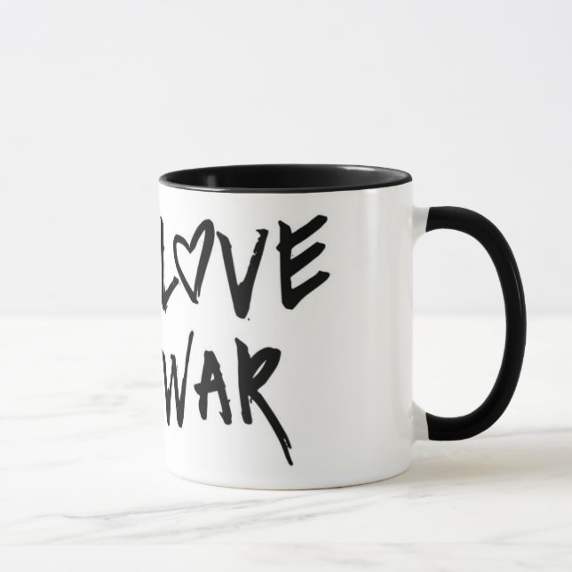 Make Love Not War Mug (Right)