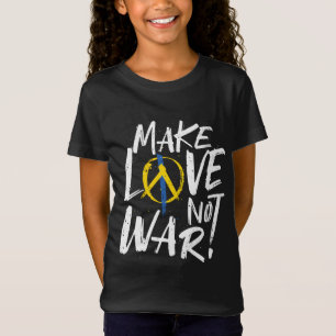 Make Love Not War Support Ukraine T-Shirt