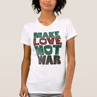 Make Love Not War, Vintage - Customised T-Shirt